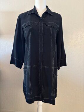 Soft Surroundings-Black Tunic, Duster